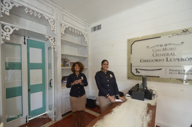 The reception staff of the museum