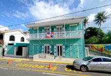 The Gregorio Luperon Museum The two story facade of the Luperon Museum