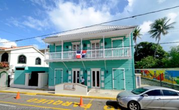 The Gregorio Luperon Museum The two story facade of the Luperon Museum