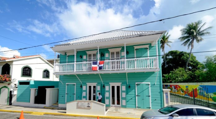 The Gregorio Luperon Museum The two story facade of the Luperon Museum