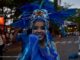 Puerto Plata Carnival 2018 beautiful adorned dancer in the carnival