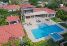 4 Bedroom Villa Sosua Puerto Plata aerial view of the 4 bedroom villa in Sosua