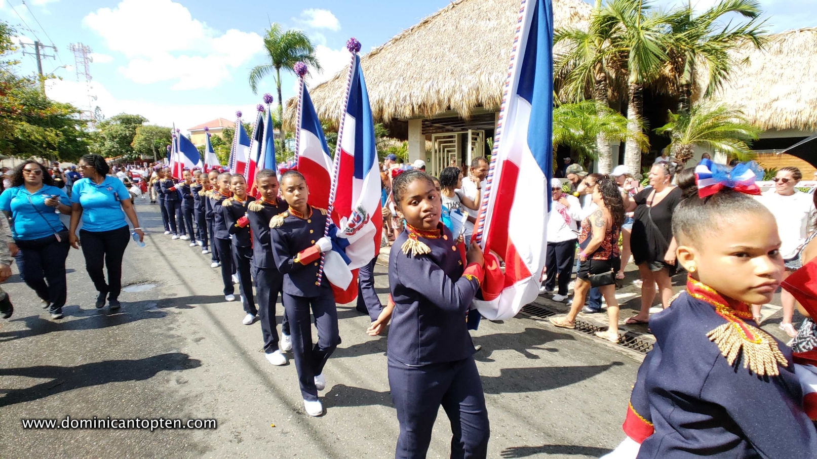 the independence parade attracted many locals