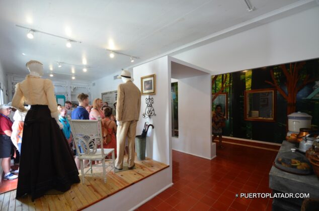 The interior of the museum