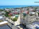 San Felipe Cathedral Puerto Plata aerial view of the historic center and the cathedral
