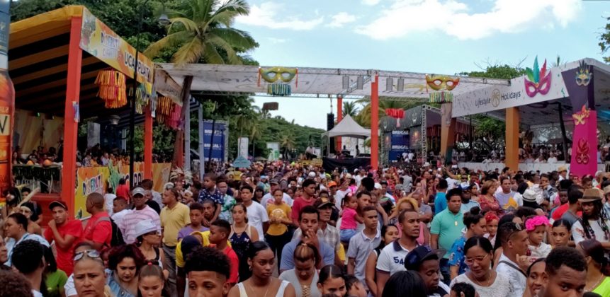 The crowd at carnival