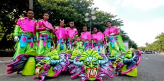 2020 Puerto Plata Carnival Sunday Posing for the camera