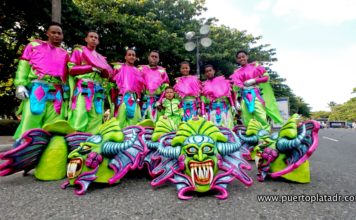 2020 Puerto Plata Carnival Sunday Posing for the camera