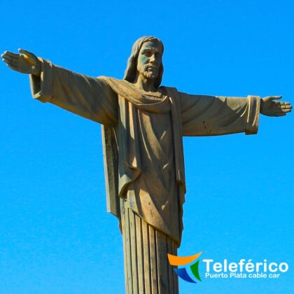 Close up of the Puerto Plata corcovado, Christ the Redeemer