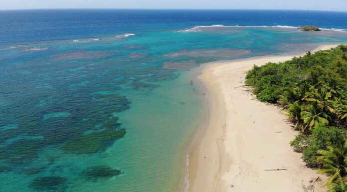 Puerto Plata Development Beach Land Sale aerial view of the beach land for sale