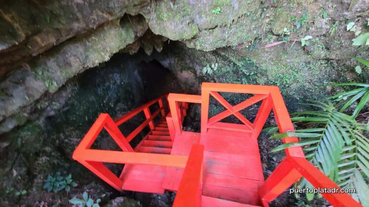 Staircase to the cave