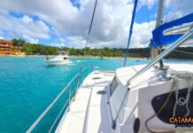 Puerto Plata Boat Rental Left view of the catamaran