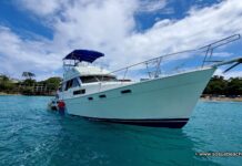Sosua Yacht Charter Sosua yacht charter view of the yacht bow
