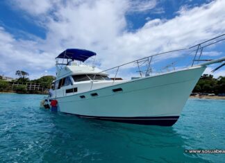 Sosua Yacht Charter Sosua yacht charter view of the yacht bow