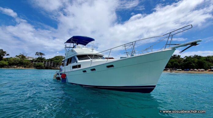 Sosua Yacht Charter Sosua yacht charter view of the yacht bow