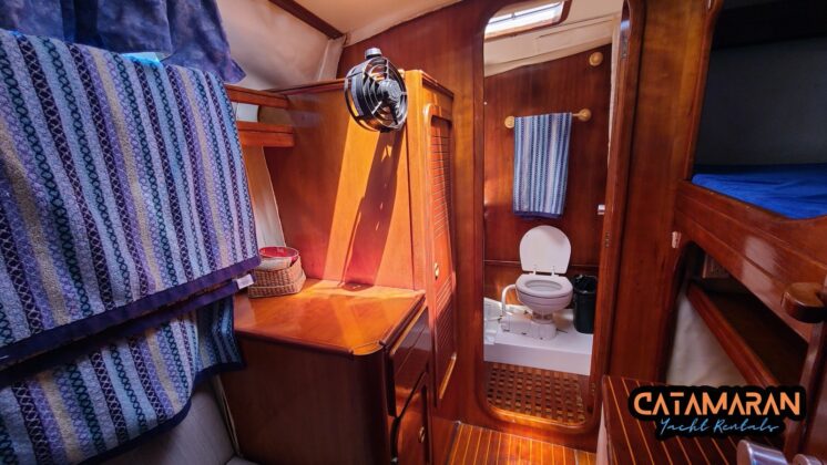 3rd bathroom in the catamaran