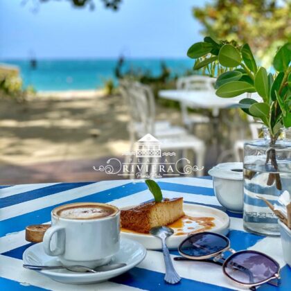 Gourmet coffee by the beach