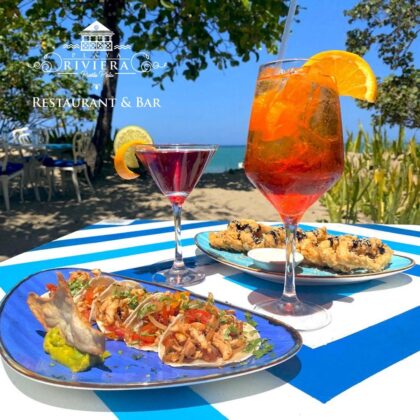 Fine food with beach vistas