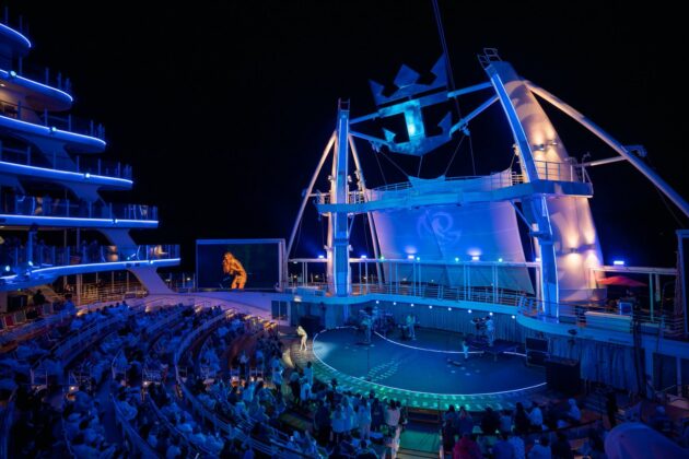 The Allure of the Seas outdoor Theater