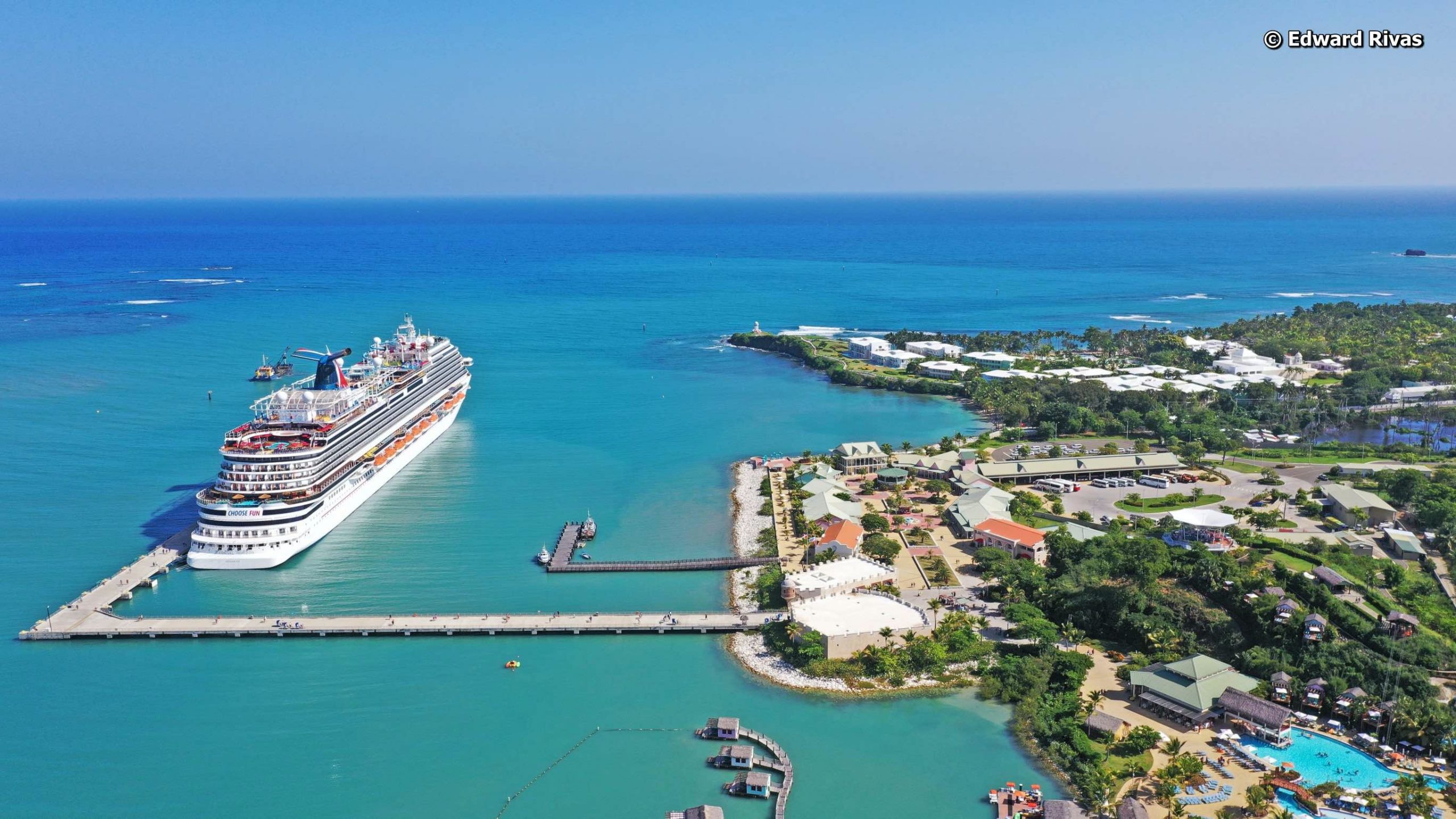 Amber Cove cruise port in Puerto Plata Dominican Republic.