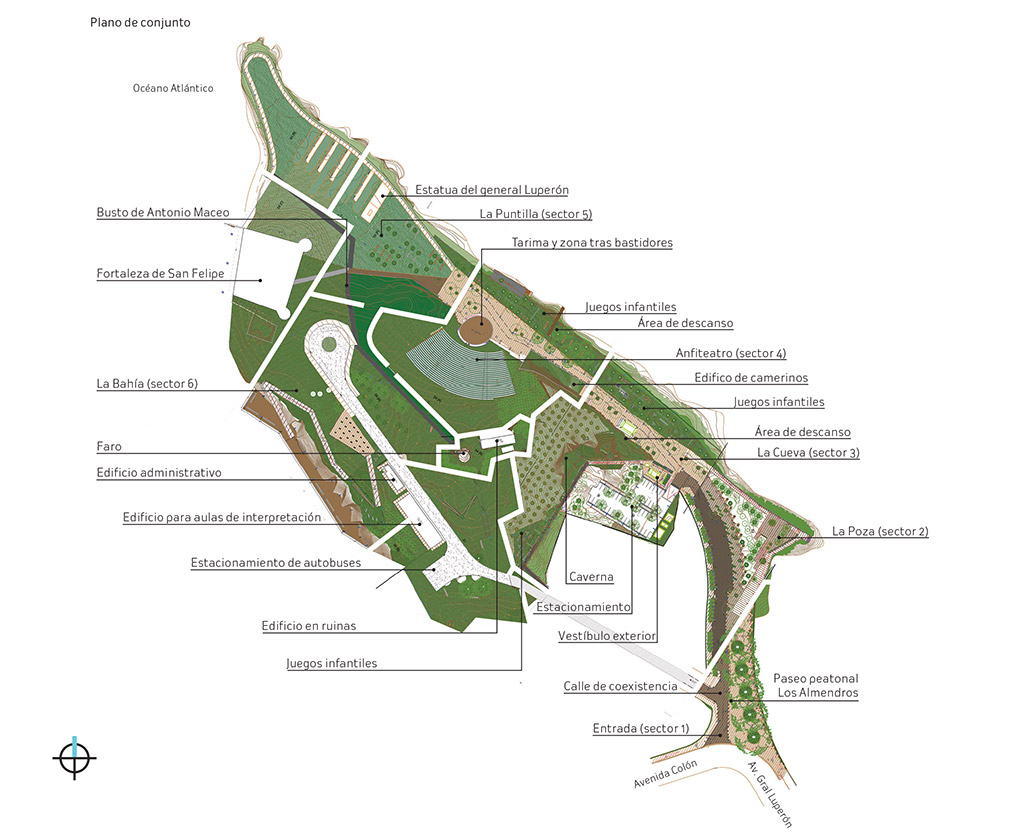 architectural layout of the renovations done in La Puntilla in 2017.
