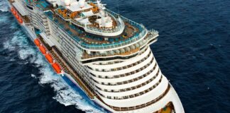 Carnival Mardi Gras Deck view of the Mardi Gras