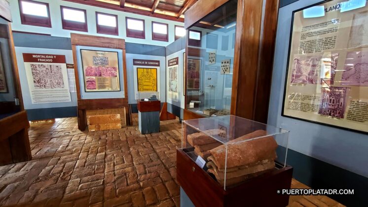 The museum of La Isabela interior is pleasing and informative.