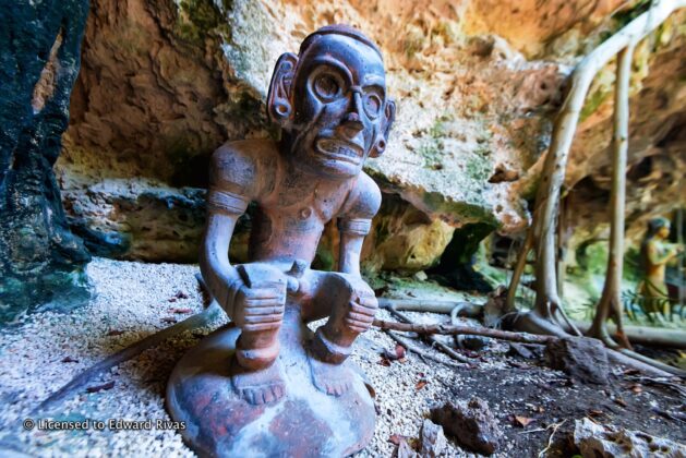 A Taino deity used for rituals