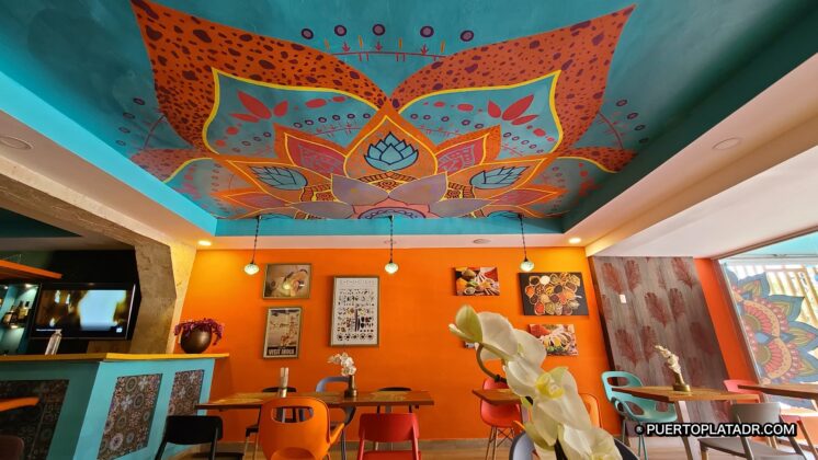 Vibrant Orange in the walls make it phenomenal