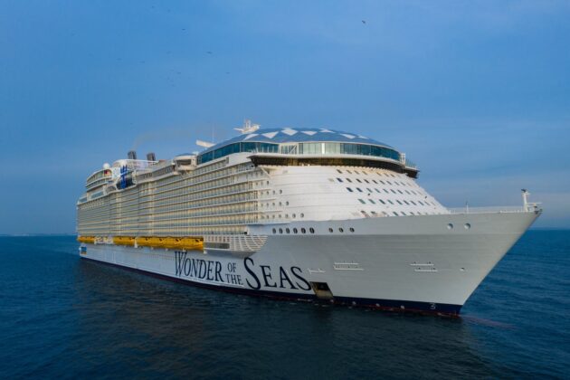 The ship is the largest cruise to date