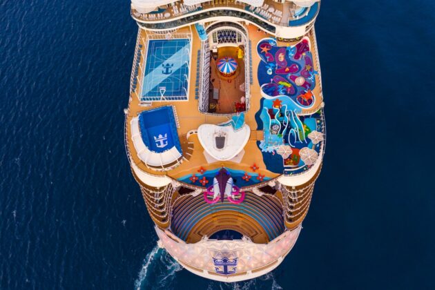 Beautiful aft view of the Wonder of the Seas