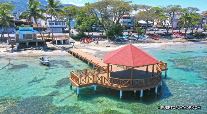 Los Pescadores The gazebo at the Puerto Plata los pescadores pier