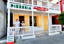 Covarellis Pizzeria Covarellis Pizzeria in Puerto Plata's historic district.