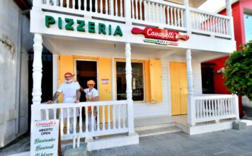 Covarellis Pizzeria Covarellis Pizzeria in Puerto Plata's historic district.