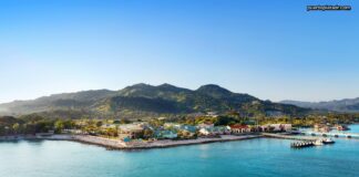 Amber Cove Port Pictures view of Amber Cove port from a drone