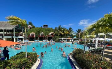 Amber Cove Free Activities Topping the list of Amber Cove free activities, the main swimming pool