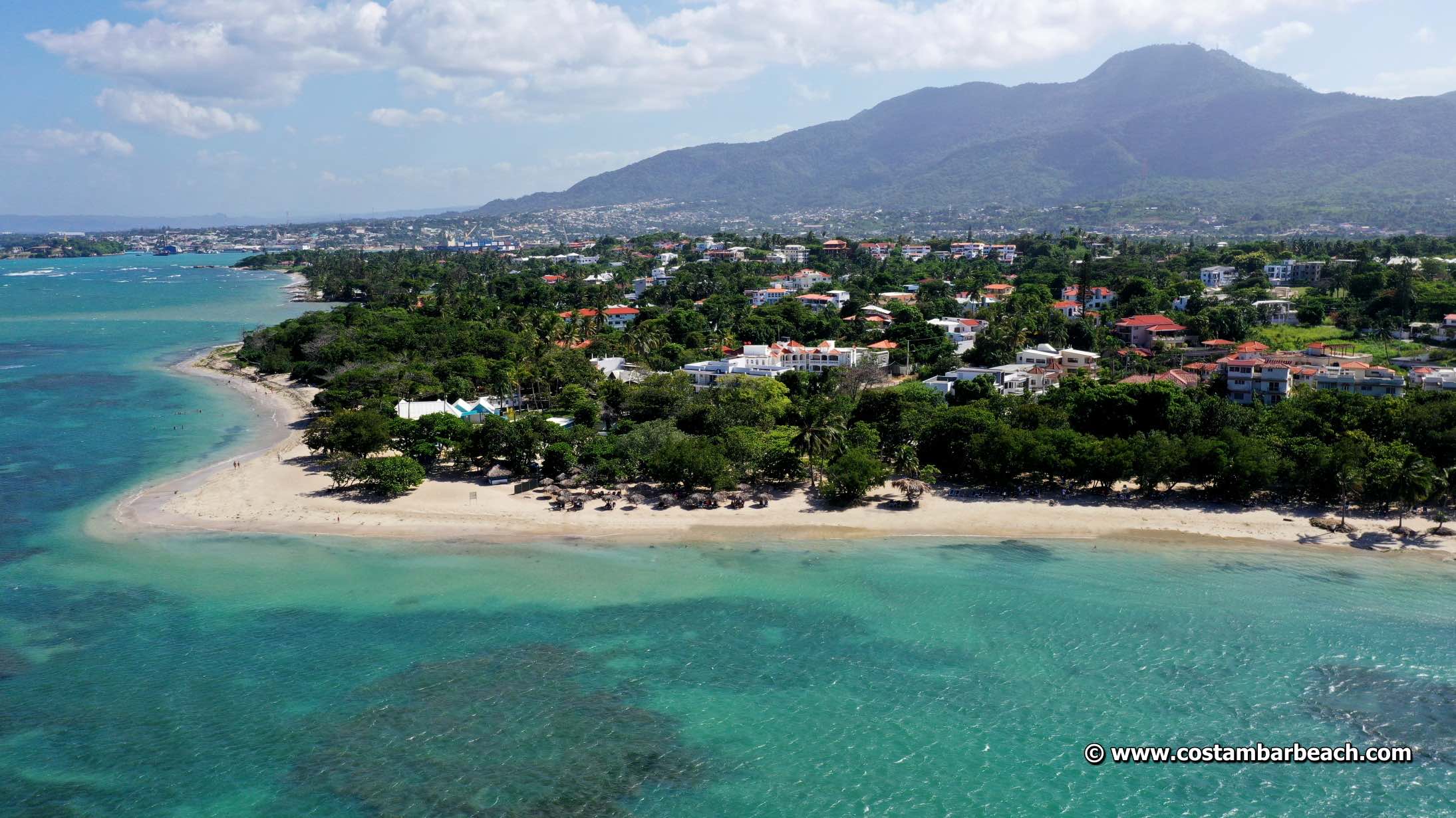 Drone view of Costambar Beach