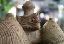 La Confluencia Museum A Taino pottery piece at the La Confluencia Museum.