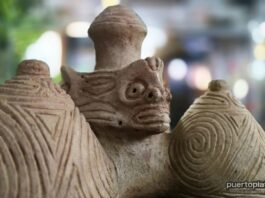La Confluencia Museum A Taino pottery piece at the La Confluencia Museum.
