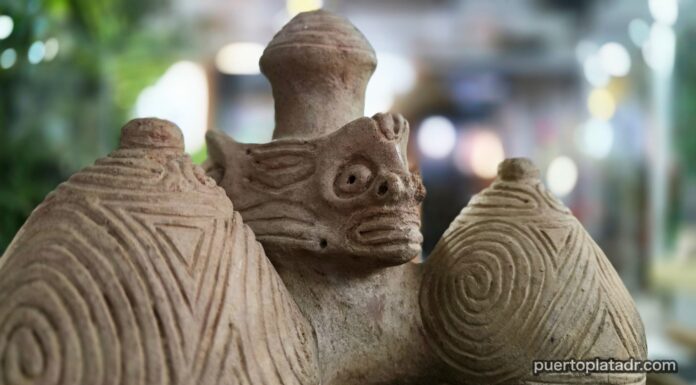 La Confluencia Museum A Taino pottery piece at the La Confluencia Museum.