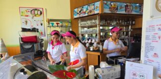 La Mariposa La Mariposa, called also the Butterfly ice cream cafe in Puerto Plata.
