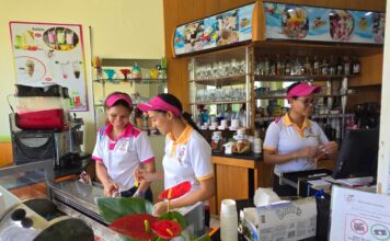 La Mariposa La Mariposa, called also the Butterfly ice cream cafe in Puerto Plata.